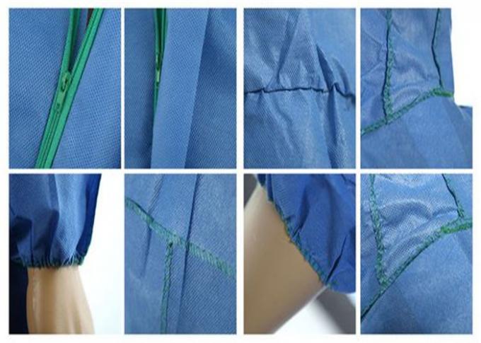 Vestiti eliminabili incappucciati esenti da germi del lavoro con lo SGS ISO9001 TUV approvato