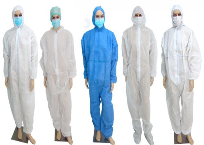 Vestito eliminabile leggero della tuta del PPE per la farmacia/la chimica