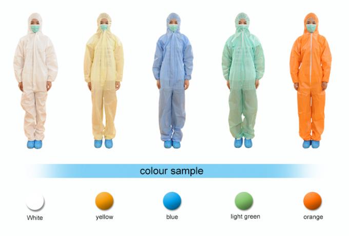 Anti dimensione non tessuta del cappotto S-3XL del laboratorio pittura/della polvere con le tasche disponibili
