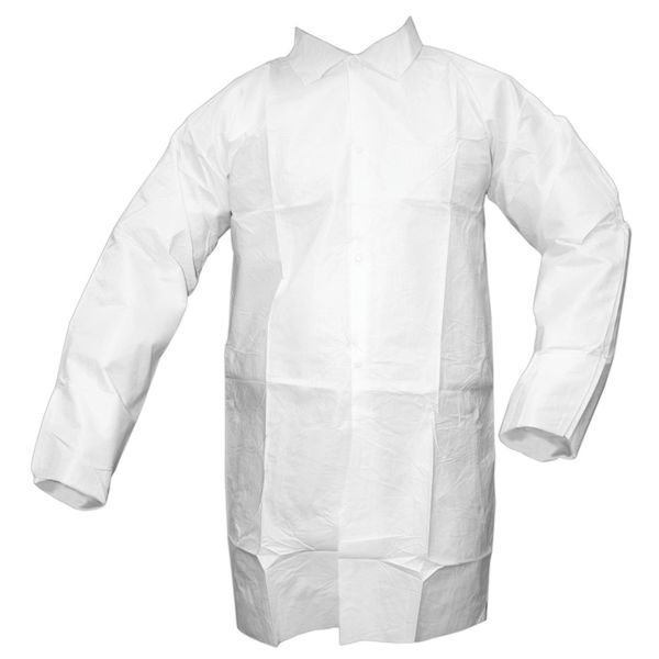 Il laboratorio di plastica eliminabile unisex di S-XXXL ricopre la mantella da pioggia di cappuccio