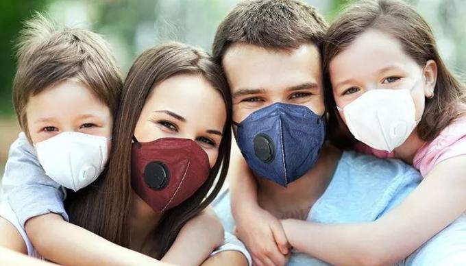 Maschere adulte della bocca che piegano maschera comoda della foschia della maschera FFP2 l'anti