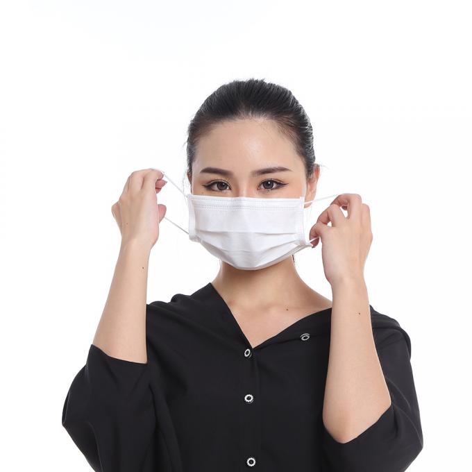 Maschera di protezione eliminabile di 3 pieghe dell'anti polvere, maschera di protezione eliminabile non tessuta