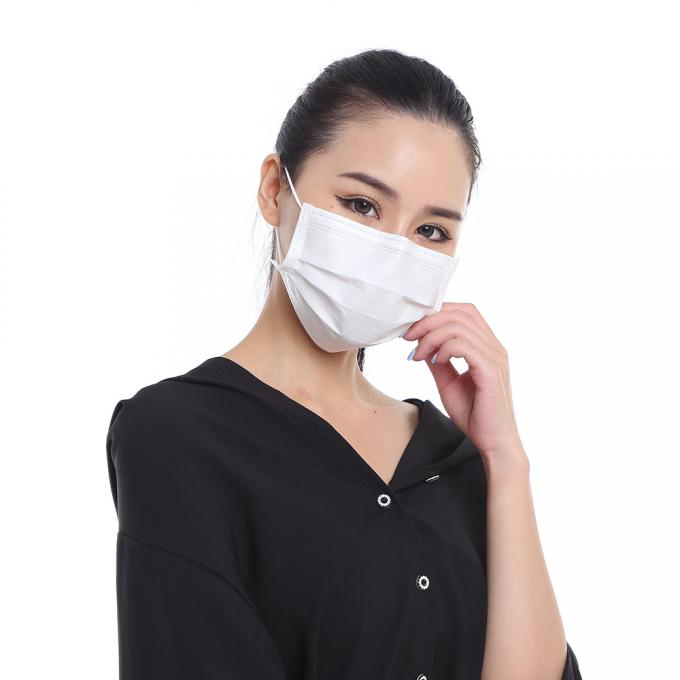 Maschera di protezione eliminabile di 3 pieghe dell'anti polvere, maschera di protezione eliminabile non tessuta