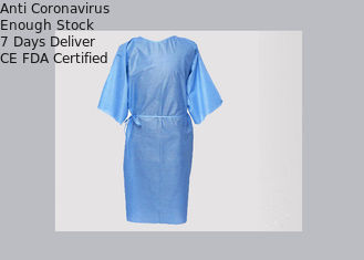 Il dottore eliminabile resistente fluido Gown 30gsm 50gsm per il centro sanitario
