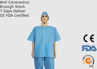 Medico eliminabile resistente chimico sfrega la dimensione protettiva di XL XXL delle tute