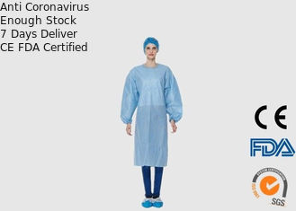 Medico eliminabile di colore blu sfrega respirabile con il materiale di SMS