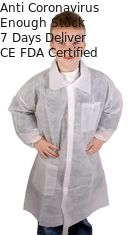 Outwear i cappotti di plastica eliminabili del laboratorio nessuno stimolo per pelare per all'aperto