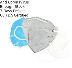 Maschera eliminabile piegante piana della Anti-polvere del tessuto della maschera FFP2 del popolare verticale non