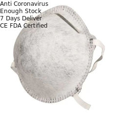 Maschera di polvere eliminabile multifunzionale, maschera di protezione a forma di dell'anti tazza della polvere FFP2/N95