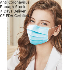 OEM/ODM eliminabili blu del materiale del tessuto della maschera di protezione 25g pp non