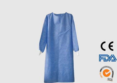 Porcellana Abiti medici di isolamento del certificato del CE, grembiuli eliminabili blu 120*140cm società