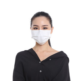 Porcellana Maschera di protezione eliminabile di 3 pieghe dell&#039;anti polvere, maschera di protezione eliminabile non tessuta società
