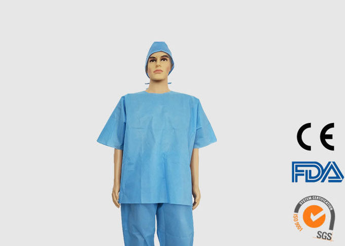 Medico eliminabile resistente chimico sfrega la dimensione protettiva di XL XXL delle tute