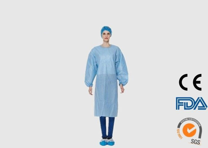 Medico eliminabile di colore blu sfrega respirabile con il materiale di SMS