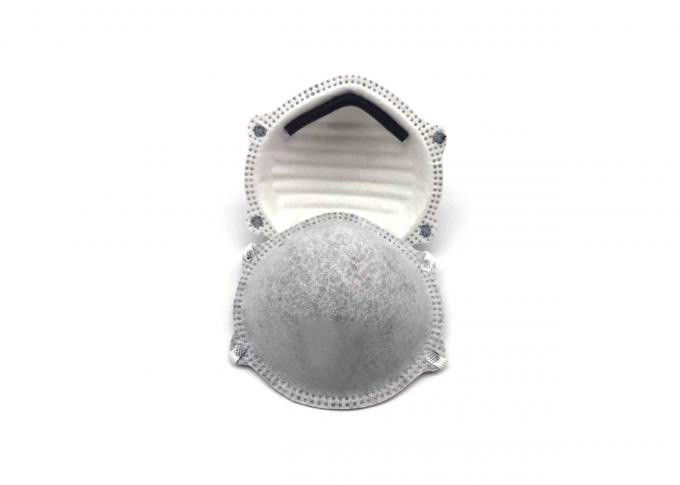Maschera di polvere eliminabile multifunzionale, maschera di protezione a forma di dell'anti tazza della polvere FFP2/N95